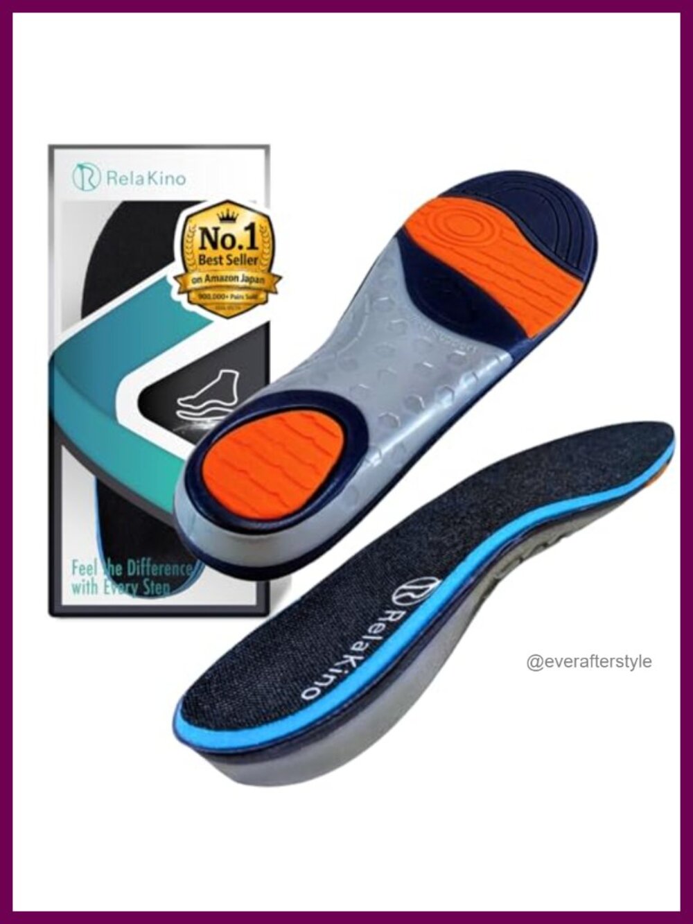 All-Day Comfort Insoles Shock Absorbing Arch Support Plantar Fasciitis Relief